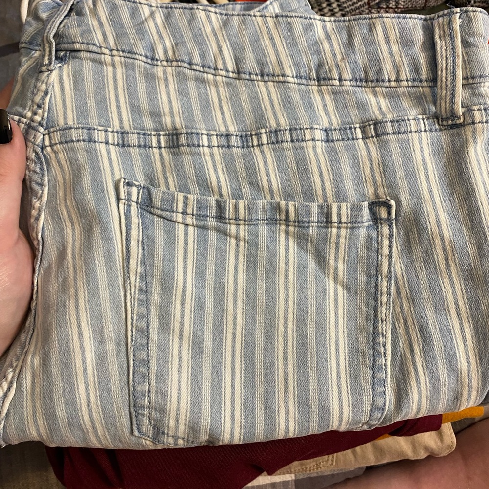 Women’s striped jeans
